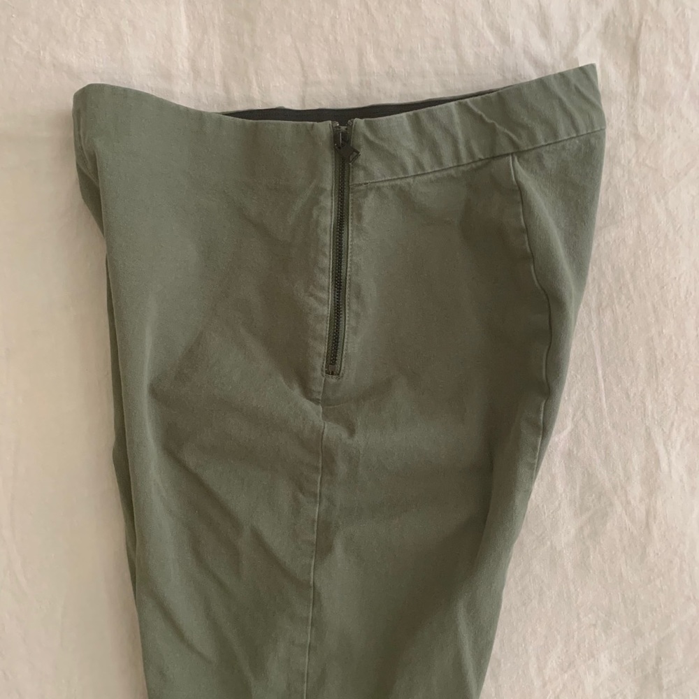 Everlane Side Zip Stretch Cotton Pants